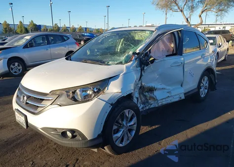 2012 Honda Cr-V Ex-L from USA, damaged, VIN 5J6RM4H78CL045883
